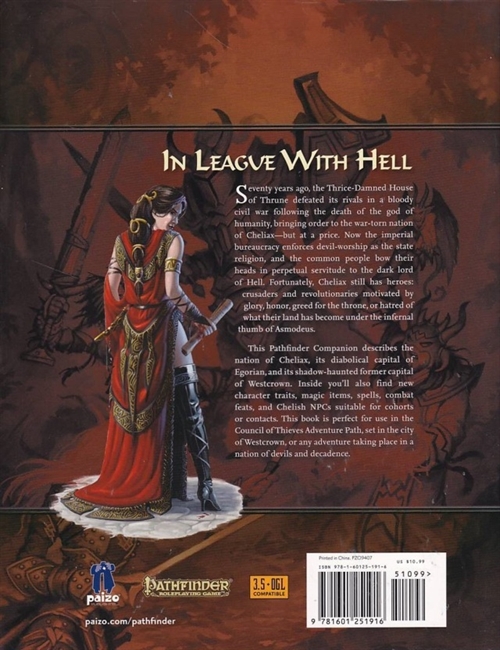 Pathfinder - Companion - Cheliax Empire of Devils (B Grade) (Genbrug)